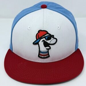 OC Sports Burlington Sock Puppets Home Field Fitted Hat Size 7‎